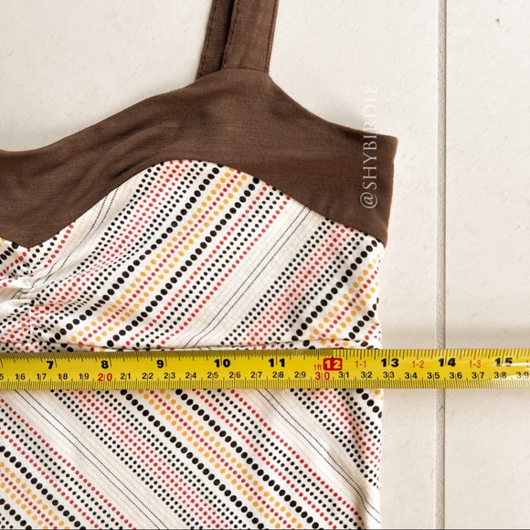 Retro Camisole Top in Zig Zag Dot Print - Picture 13 of 14